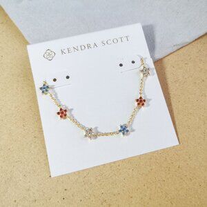 Kendra Scott - Sierra Star Gold Crystal Chain Bracelet